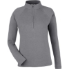Custom Womens New Classics® Charleston Quarter-Zip Pullover Graphite Melange
