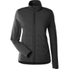 Custom Womens New Classics® Charleston Hybrid Jacket Black/ Melange Black