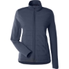 Custom Womens New Classics® Charleston Hybrid Jacket Navy Melange/ Navy