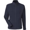 Custom Mens CrownLux Performance® Fleece Full-Zip Jacket Navy
