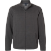 Custom Mens Berkley Textured Full-Zip Jacket Graphite