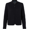 Custom Womens Berkeley Textured Full-Zip Jacket Black