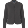 Custom Womens Berkeley Textured Full-Zip Jacket Graphite