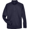 Custom Unisex Bristol Sweater Fleece Quarter-Zip Pullover Navy