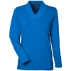 Custom Womens Raleigh Shawl Collar Knit Top French Blue