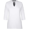 Custom Womens Perfect Fit™ Tailored Open Neckline Top White