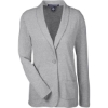 Custom Womens Perfect Fit™ Shawl Collar Cardigan Grey Heather