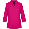 Custom Womens Perfect Fit™  Three-Quarter Sleeve Crepe Tunic Crown Raspberry