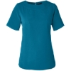 Custom Womens Perfect Fit™ Boat Neck Blouse Dark Teal