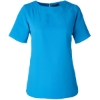 Custom Womens Perfect Fit™ Boat Neck Blouse Ocean Blue
