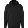 Custom Unisex Perform Full-Zip Hooded Sweatshirt Black