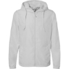 Custom Mens Lightweight Windbreaker Full-Zip Jacket Smoke