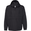 Custom Mens Nylon Anorak Black