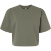 Custom Womens French Terry Mid-Length Boxy Top Lieutenant