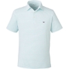 Custom Mens Bradley Stripe Sankaty Polo Andros Blue Tejeda