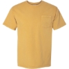Custom Unisex Garment-Dyed Pocket T-Shirt Artisan Gold