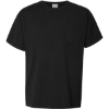 Custom Unisex Garment-Dyed Pocket T-Shirt Black