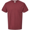 Custom Unisex Garment-Dyed Pocket T-Shirt Cayenne