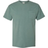 Custom Unisex Garment-Dyed Pocket T-Shirt Cypress Green