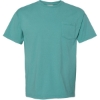 Custom Unisex Garment-Dyed Pocket T-Shirt Spanish Moss