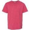 Custom Youth Garment-Dyed T-Shirt Crimson Fall