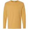 Custom Unisex Garment-Dyed Long Sleeve T-Shirt Artisan Gold