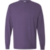 Custom Unisex Garment-Dyed Long Sleeve T-Shirt Grape Soda