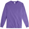 Custom Unisex Garment-Dyed Long Sleeve T-Shirt Lavender