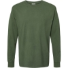 Custom Unisex Garment-Dyed Long Sleeve T-Shirt Moss
