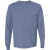 Custom Unisex Garment-Dyed Long Sleeve T-Shirt Saltwater
