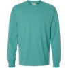 Custom Unisex Garment-Dyed Long Sleeve T-Shirt Spanish Moss