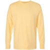Custom Unisex Garment-Dyed Long Sleeve T-Shirt Summer Squash Yellow