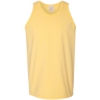 Custom Unisex Garment-Dyed Unisex Tank Top Summer Squash Yellow