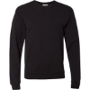 Custom Unisex Garment-Dyed Crewneck Sweatshirt Black