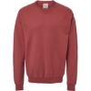 Custom Unisex Garment-Dyed Crewneck Sweatshirt Cayenne