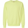 Custom Unisex Garment-Dyed Crewneck Sweatshirt Chic Lime