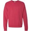 Custom Unisex Garment-Dyed Crewneck Sweatshirt Crimson Fall