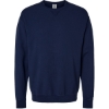Custom Unisex Garment-Dyed Crewneck Sweatshirt Navy