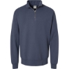 Custom Unisex Garment-Dyed Quarter-Zip Sweatshirt Anchor Slate