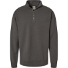 Custom Unisex Garment-Dyed Quarter-Zip Sweatshirt New Railroad Grey