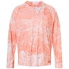 Custom Mens Pursuit Mossy Oak Printed Hooded Long Sleeve T-Shirt Coral Reef