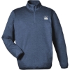 Custom Mens Coldfront+ Quarter-Zip Pullover Naval Academy Heather