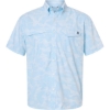 Custom Mens Tidepoint Printed Short Sleeve Shirt Coastal Drift