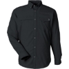 Custom Mens Tide Point Pocket Fishing Shirt Black