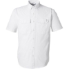 Custom Mens Creekbed Short Sleeve Shirt White