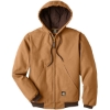 Custom Mens Berne Heritage Hooded Jacket Brown Duck