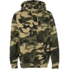 Custom Unisex Heavyweight Hooded Sweatshirt Army Camo