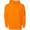 Custom Unisex Heavyweight Hooded Sweatshirt Safety Orange
