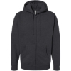 Custom Unisex Heavyweight Full-Zip Hooded Sweatshirt Charcoal Heather
