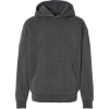 Custom Unisex Mainstreet Heavyweight Hooded Sweatshirt Pigment Black